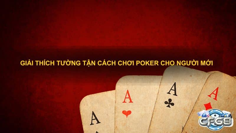 Giải thích tường tận cách chơi Poker cho người mới